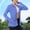 Blue, variant on Women's UPF 50+ Sun Protection Hooded Sweater Long Sleeve Lattice Splicing Pullover for Hiking Outdoor Gray 3XL