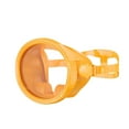 thumbnail image 2 of koolsoo Masque de Plongée Anti-Buée en Silicone et Verre Compact pour Lunettes de Plongée en Apnée orange, 2 of 9