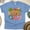 CarolinaBlue, variant on Summer Vibes Shirt – Bright Retro Beach Graphic Tee on White, Ash, Size 2XL
