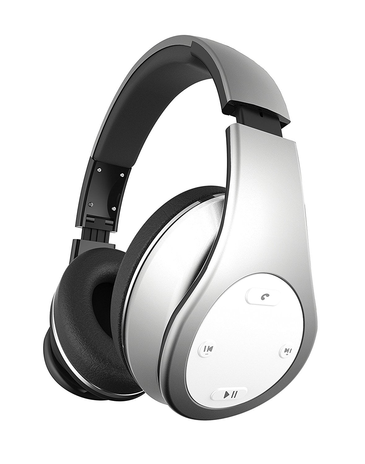 Sharper Image Sbt557sl Universal Bluetooth Wireless Hd Headphones With Mic Volume Control Foldable Compatible With All Dev Walmart Com Walmart Com