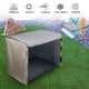 thumbnail image 5 of leyfeng Cubierta de privacidad para jaula de perro, cubierta impermeable para la noche, ayuda para dormir, parabrisas, jaula para perro de cuatro puertas a prueba de polvo, 5 of 8