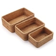 thumbnail image 1 of Juego de 3 cestas de ratán natural DECRAFTS para almacenamiento de frutas, 1 of 6