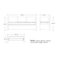thumbnail image 2 of Juego De Sala Para Jardin Esquinera De Mimbre Exteriores ilios innova 2 SILLONES Y 1 MESA, 2 of 9