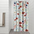 thumbnail image 2 of Pioneer Flower Floral Print Pattern Shower Curtain 36"x72" ,Bathroom Decorative Shower Curtains Set with 12 Hooks,Modern Waterproof Washable Shower Curtain, 2 of 6