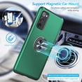 thumbnail image 5 of Hidden Series Galaxy S20 FE Case 5G,[Heat Dissipation] [No Fall-Off Kickstand] 360°Metal Ring, 15Ft Military Grade Shockproof Phone Case for Samsung Galaxy S20 FE 6.5 Inch, Green, 5 of 7