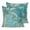 Teal, Gold, Beige, variant on 16x16 Pillow Covers Set of 2, Teal Summer Palm Tree Square Throw Pillow Covers for Couch/Sofa/Living Room, Coastal Beach Tropical Botanical Vintage Decorative Soft Pillowcases for Couch