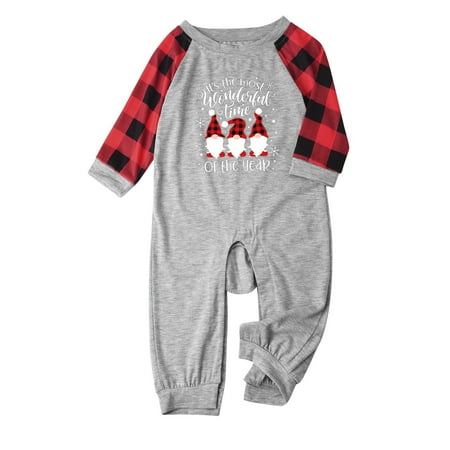 

Christmas Parent-Child Outfit Baby Printed Family Matching Pajamas Crawl