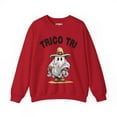 thumbnail image 6 of Trico Tri Latino Trick or Treat Spanglish Ghost Crewneck Sweater | Halloween, Boo Scary Spooky Horror Costume Latino | 3 Colors - Unisex, 6 of 11