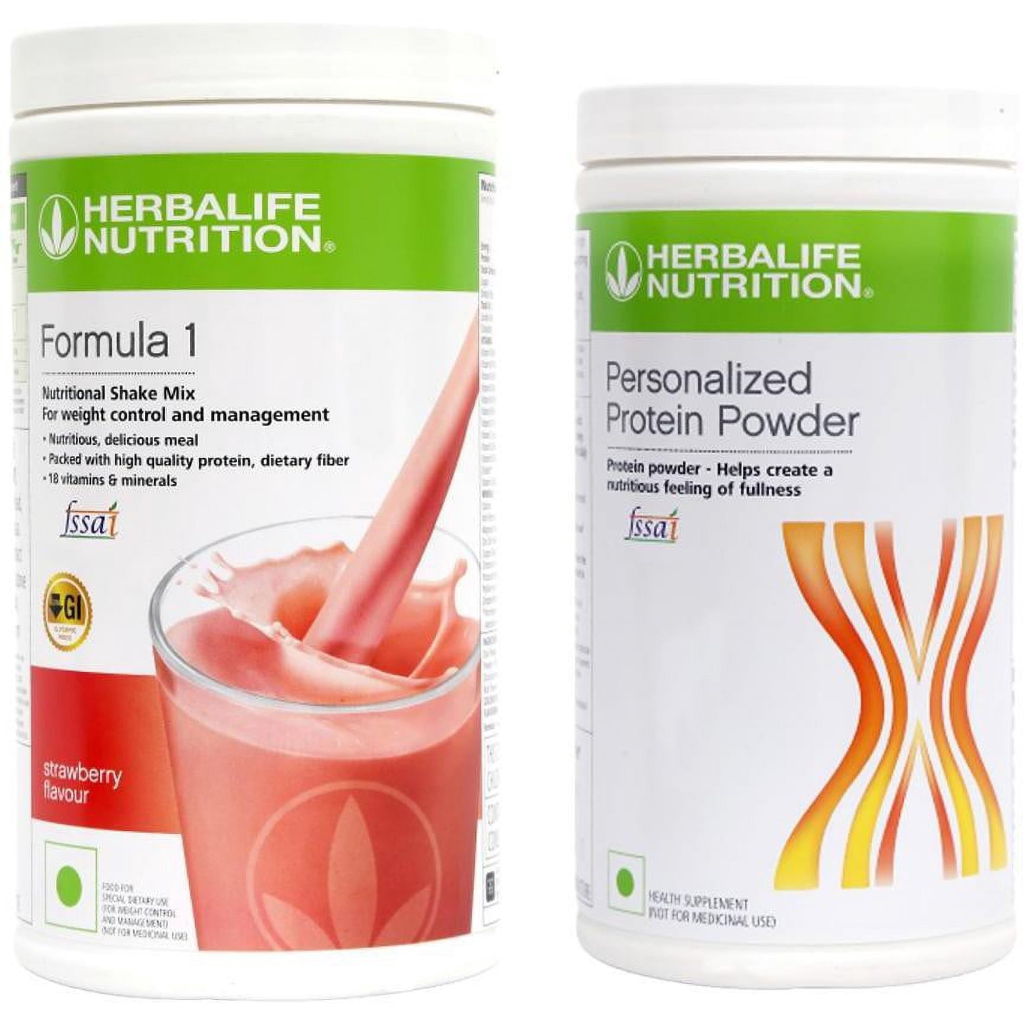 Herblife Nutrition Shake Mix - Strawberry Flavor With Personalized Protein Powder 400 Gram With Free Shipping