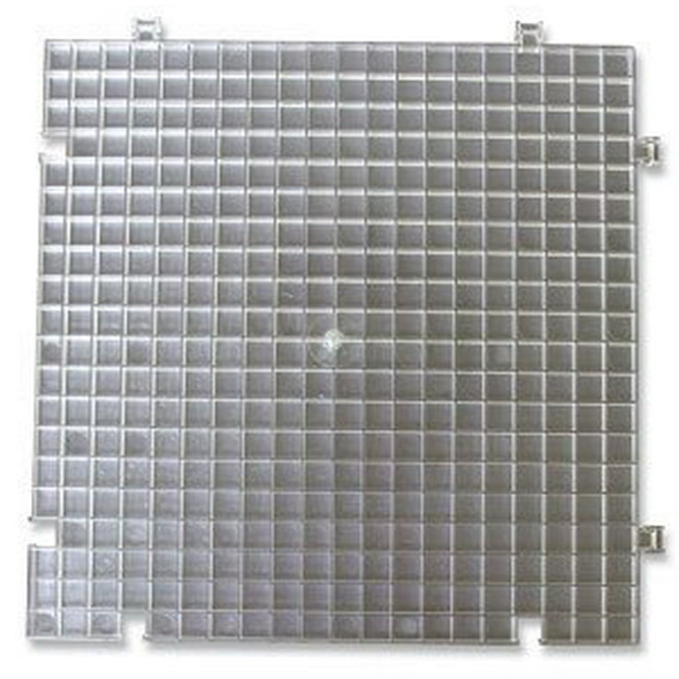 Creator's Waffle Grids solid Bottom Translucent/clear Modular Surface Glass  Cutting, Liquid Containment, Grow Room,for Home, Office, Shop 