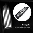 thumbnail image 3 of Cubiertas de almohadillas de Pedal de coche Ehuebsd para Tesla Model 3 Y 2021 acero inoxidable, 3 of 9
