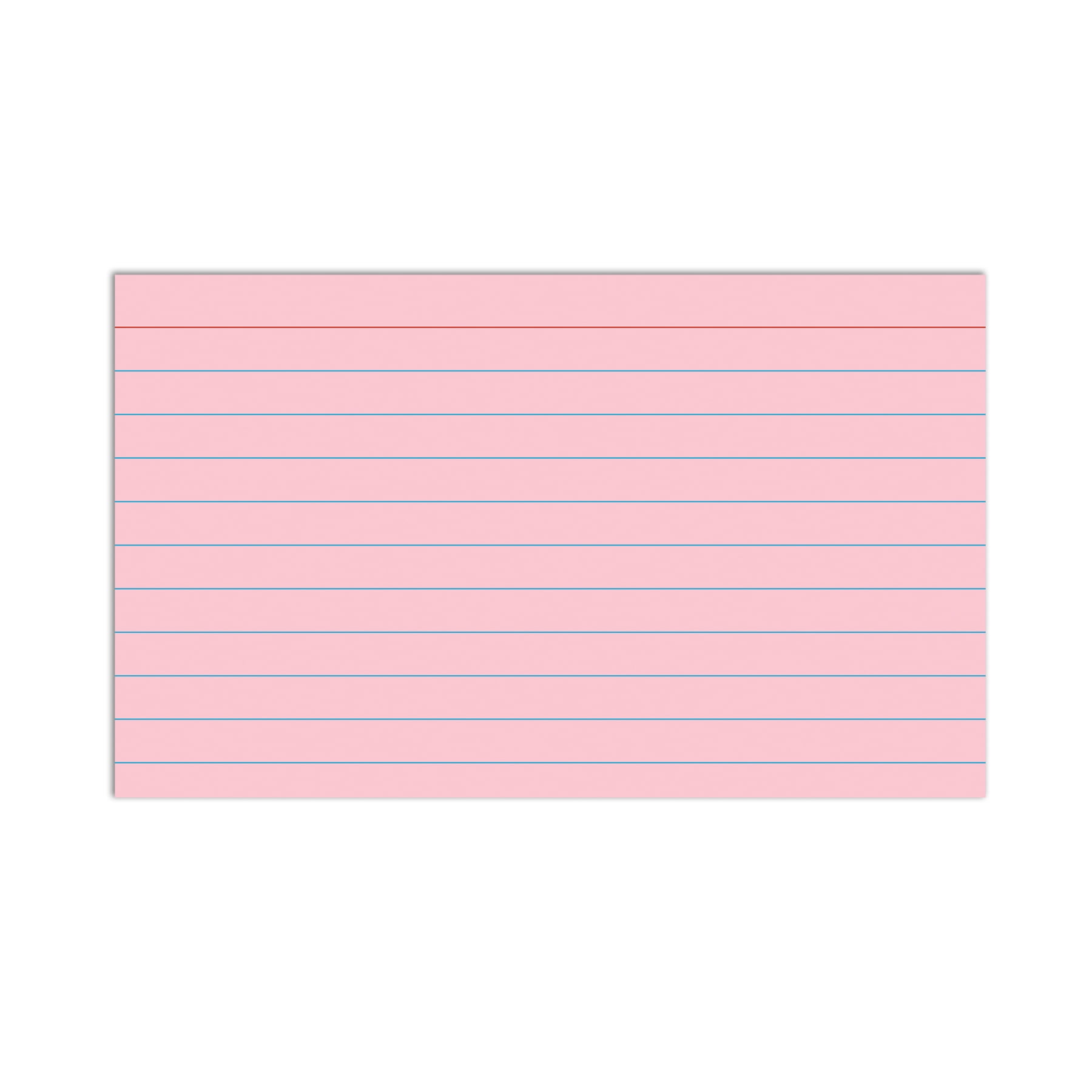 C-Line Index Cards, 3" x 5", Assorted Colors, Ruled, 100 Per Pack, 10 Packs