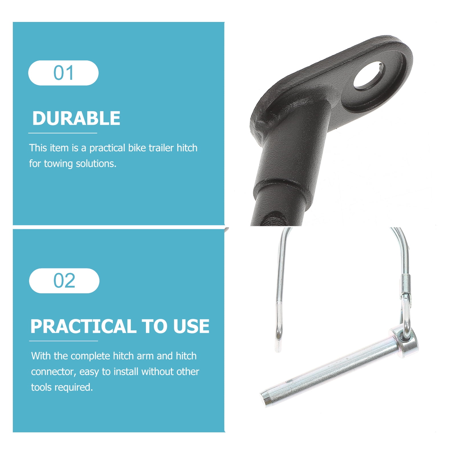 FAVOMOTO Vélo de Remorque en Aluminium Alliage Universel Vél