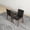 Black, variant on Noble House Sidney Laura Dining Chair Set, Linen Upholstery with Solid Wood Frame, Set of 2, Beige
