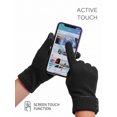 thumbnail image 4 of Gustave Womens Touchscreen Texting Gloves Winter Warm Thermal Fleece Lined Gloves Ladies Girls Windproof Driving Gloves, Black, 4 of 8