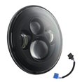 thumbnail image 1 of Car headlamp 7 Inch 200W Round LED abs Headlights IP67 20000LM Beam For Jeep Wrangler C0015, 1 of 4