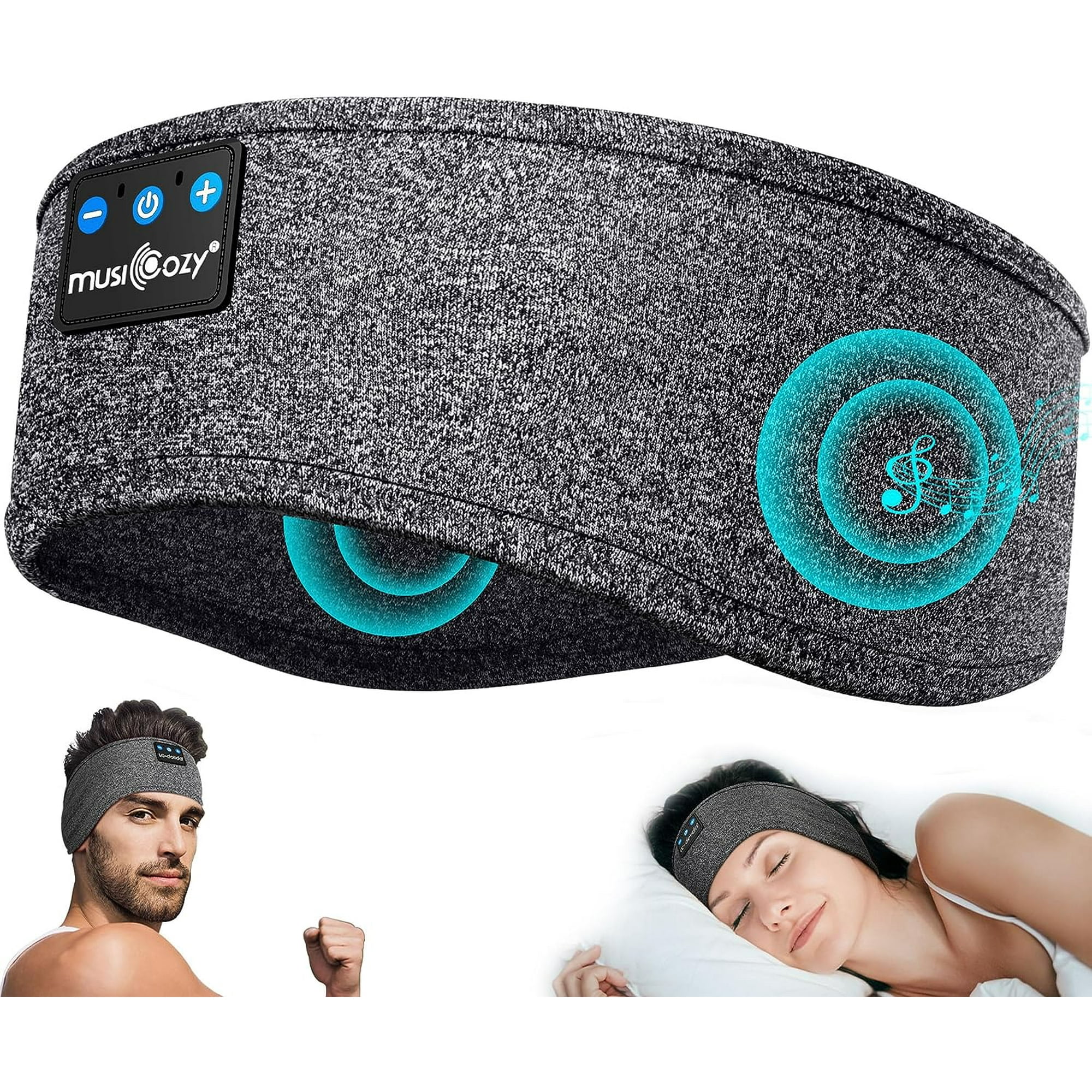 M Sleep Headphones Bluetooth Headband Wireless Music Headband Headphones Sports Sleeping Headphones Sleep Mask with Ultra Thin HD Stereo Speakers Perfect for Insomnia Workout Jogging Yoga Walmart