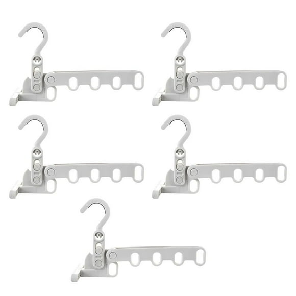 Colgador de cinco agujeros para viaje Colgador de ropa plegable Colgador de ropa portátil