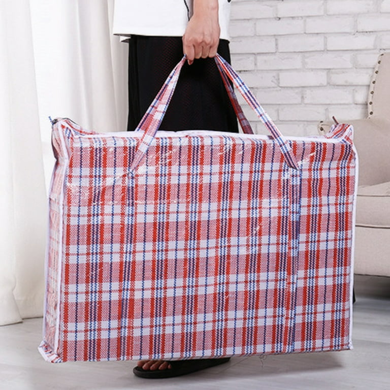 Sunisery Large Laundry Bags Durable Reusable Store Zip Bag for Laundry  Shopping Moving Storage