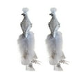 thumbnail image 2 of CxhicLuv Christmas Faux Feather Birds, Colorful Decorative Birds for Tree & Holiday Décor, Clip-On Christmas Ornaments, Indoor/Outdoor Christmas Decorations, Set of 2, Festive Decor, 2 of 6
