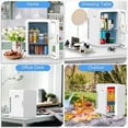 thumbnail image 4 of Advwin 22L Mini Fridge Cooler, Compact Personal Refrigerators for Skincare, Beverage, White, 4 of 8