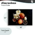 thumbnail image 3 of The Still Spring Fruit Gray Framed Giclee Art, design by Amy Carroll, 3 of 9