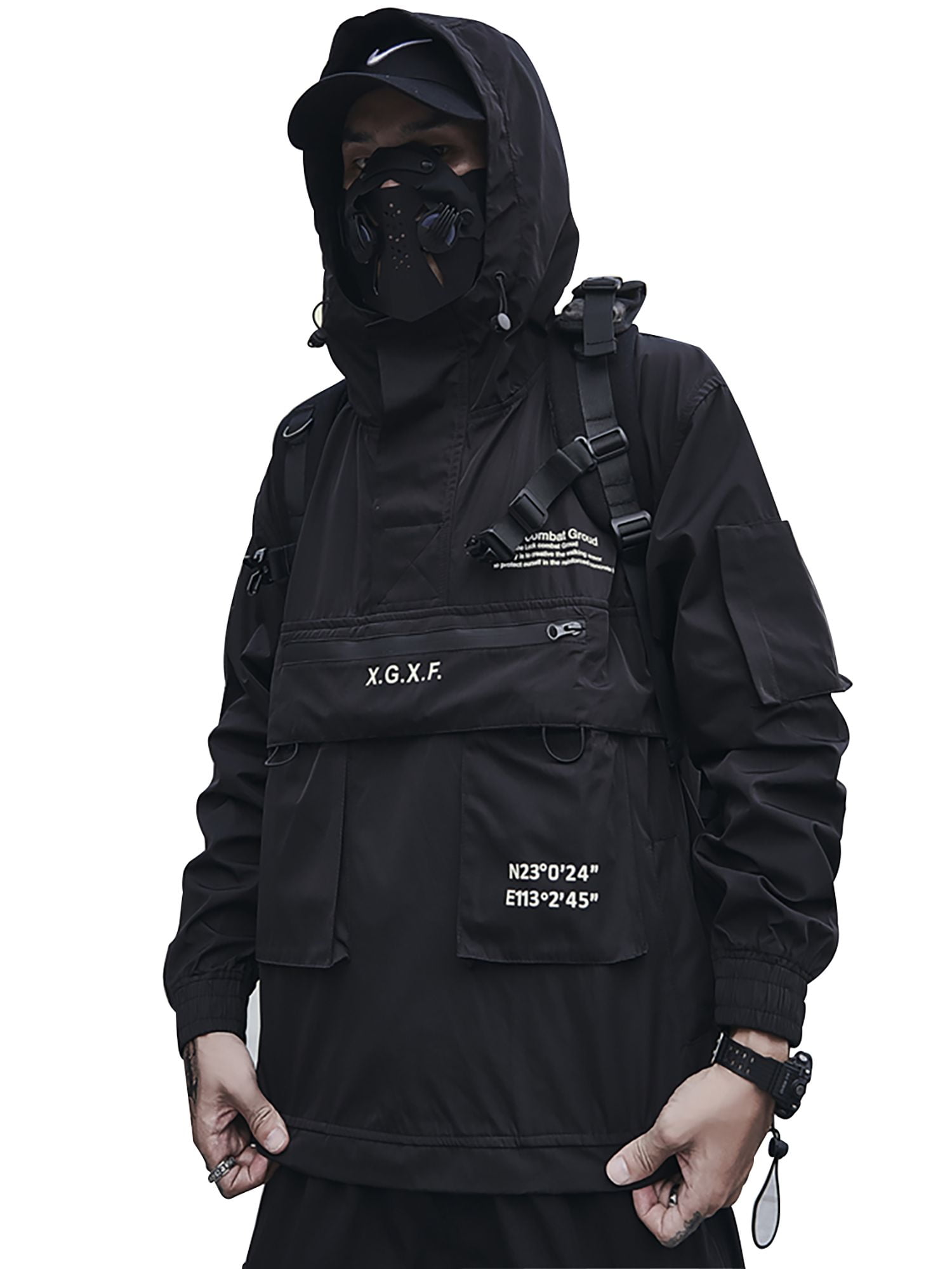 Cyberpunk Dark Tech Wear Jacket | ubicaciondepersonas.cdmx.gob.mx