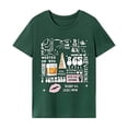 thumbnail image 1 of Camiseta para mujer Strade Fareast Limited verano Suave Ropa Deportiva Cuello Redondo XXL verde, 1 of 7