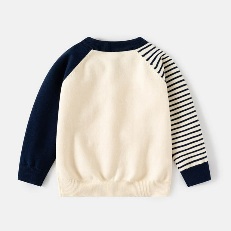 QIPOPIQ Boys Girls and Toddlers' Uniform Slim Fit Cardigan Sweater