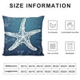 thumbnail image 6 of Nawypu  Custom Nautical Pillowcase Starfish Ocean Sea Coastal Throw Pillow Cover Decorative Cushion Cover for Couch Sofa Bed Home Decor Housewarming Gifts, 6 of 6