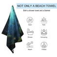 thumbnail image 2 of Landscape Butterfly Ultra Fine Fiber Beach Towels for Travel And Quick Drying Absorbent Towels for Swimming, 2 of 7