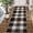 Black White, variant on 2'x6' Modern Washable Runner Rug Tartan Ultra Soft Rug for Bedroom Farmhouse Non Slip Throw Rugs for Hallways Kitchen Laundry Bathroom