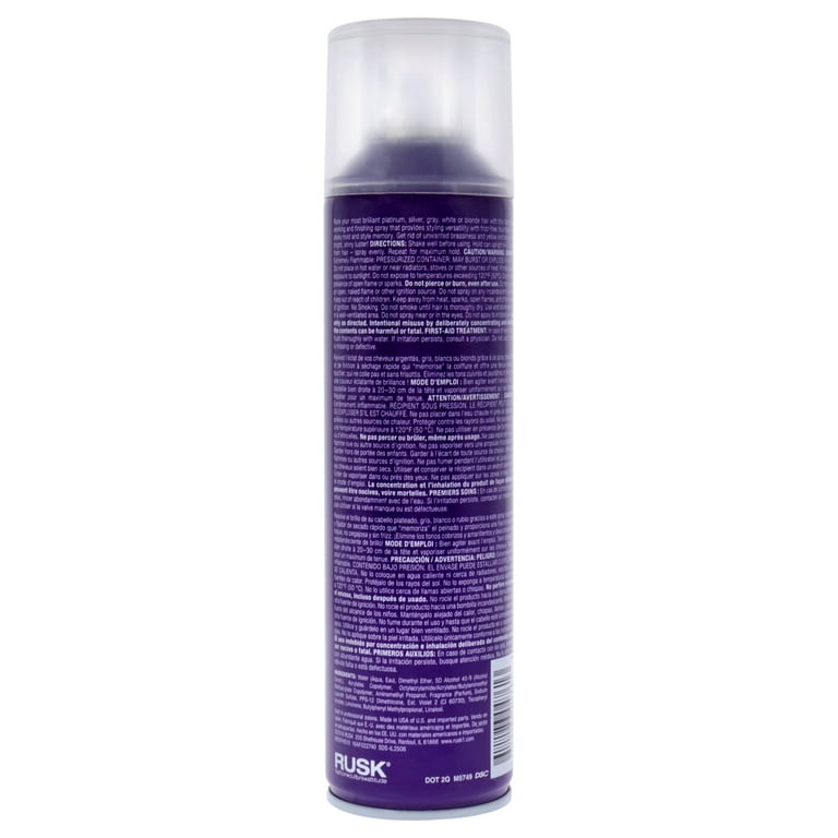 RUSK Deep Shine Color PLATINUMX Hair Spray (10.2oz) RUSK Deep Shine Color PLATINUMX Hair Spray (10.2oz)