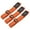 Orange, variant on Uxcell 1.5m Adjustable with Quick Release Buckle Luggage Straps, Gray 3 Pack