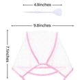 thumbnail image 2 of DEEPCRAFF 6Pcs Hair Highlighting Cap Kit for DIY Hair Dyeing with Pink Durable Cap, 2 of 6