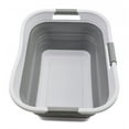 thumbnail image 5 of SAMMART Set of 2 - 30L (8 gallon) Collapsible Plastic Laundry Basket - Foldable Pop Up Storage Container / Organizer - Portable Washing Tub - Space Saving Hamper / Basket, Water capacity: 24L, 5 of 7