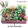 thumbnail image 1 of Succulent Plant DIY Simulation Mini Plastic Artificial Plant Flower for Garden Home Decor Random Color Style  16Pcs, 1 of 10