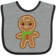 thumbnail image 3 of Inktastic Gingerbread Christmas Boys or Girls Baby Bib, 3 of 4