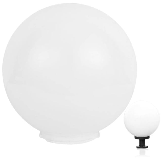 BRIGHTFUFU Sphere Lampshade Acrylic White Waterproof 1Set for Bedroom Lighting