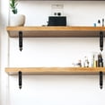 thumbnail image 2 of Guiyong 2 pcs Floating Shelf Brackets Metal Shelf Brackets Right Angle Shelf Support Brackets, 2 of 4