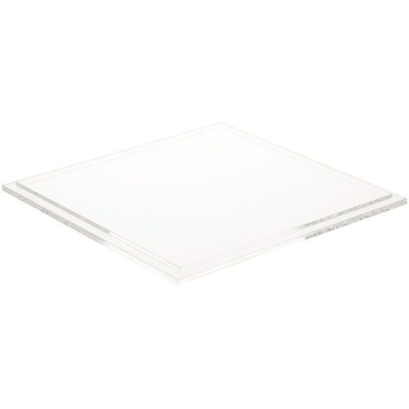 Plymor Clear Acrylic Square Display Base, 5.625" W x 5.625" D x 0.3125" H