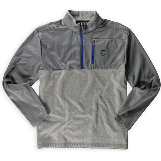 Chaqueta de chándal con cremallera de 1/4 Nick Faldo para Hombre Gris Grande