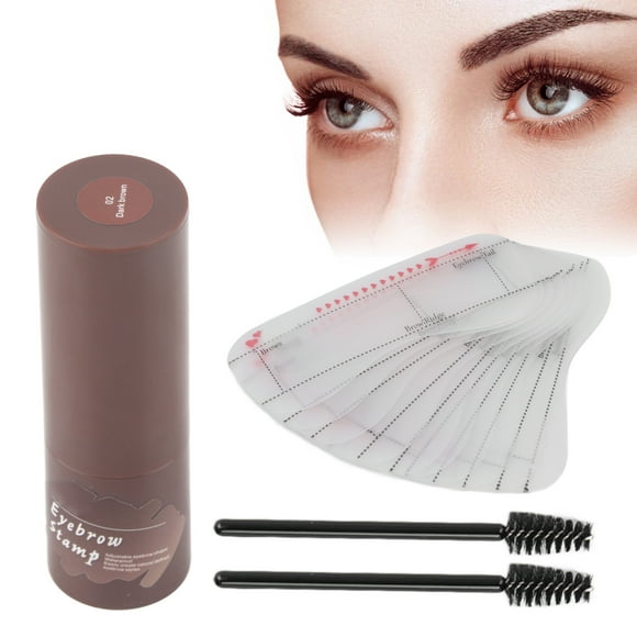 One Step Eyebrow Stamp Shaping Kit,One Step Eyebrow Stamp Eyebrow Shaper Stamping Set Eyebrow Makeup Definer Leading Edge Technology