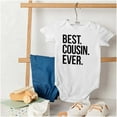 thumbnail image 4 of Best Cousin Ever Family Relatives Romper Boys or Girls Infant Baby Brisco Brands 6M, 4 of 6