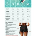 thumbnail image 2 of Attraco Women Swimming Brief with DrawstringHigh Waisted Swimsuit Shorts Swim Bottom Board Shorts, 2 of 8