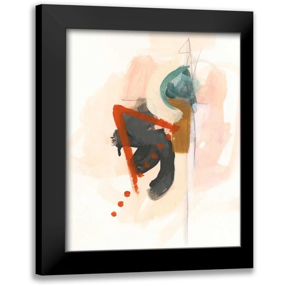 Vess, June Erica 12x14 Black Modern Framed Museum Art Print Titled - Elements IV