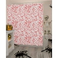 thumbnail image 4 of Red Blood Drop Shower Curtain Set ，Waterproof Fabric Shower Curtains Splash Blood Scary Shower Curtains for Bathroom,Bathroom Decor 54x"78", 4 of 6
