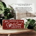 thumbnail image 3 of LifeSong Milestones Coffee & Cocoa Red Rustic Farmhouse Sign Tabletop Christmas Decor, 3 of 7