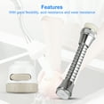 thumbnail image 6 of Zeeyh Moveable Kitchen Tap Head Perfect Kitchen Water Spray, 360 Degree Rotate Faucet Deluxe Internal Thread Nozzle Filter Adapter Water Saving Bubbler Connector Swivel Tap Aerator Diffuser Kitchen, 6 of 9
