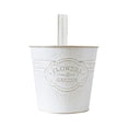 thumbnail image 1 of Hanging Flower Pot Iron Balcony Flower Planter Retro Flowerpot Flower Holder, 1 of 8